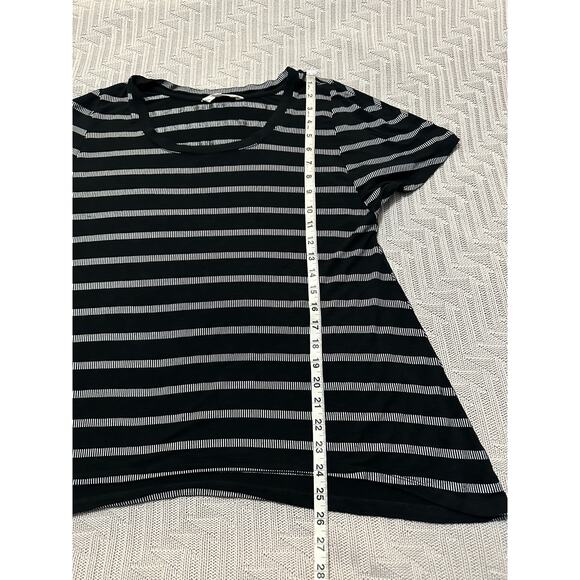BCBGeneration black and white striped tee size L - Picture 6 of 6